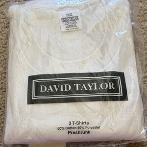 David Taylor Classic White Short Sleeve Tee